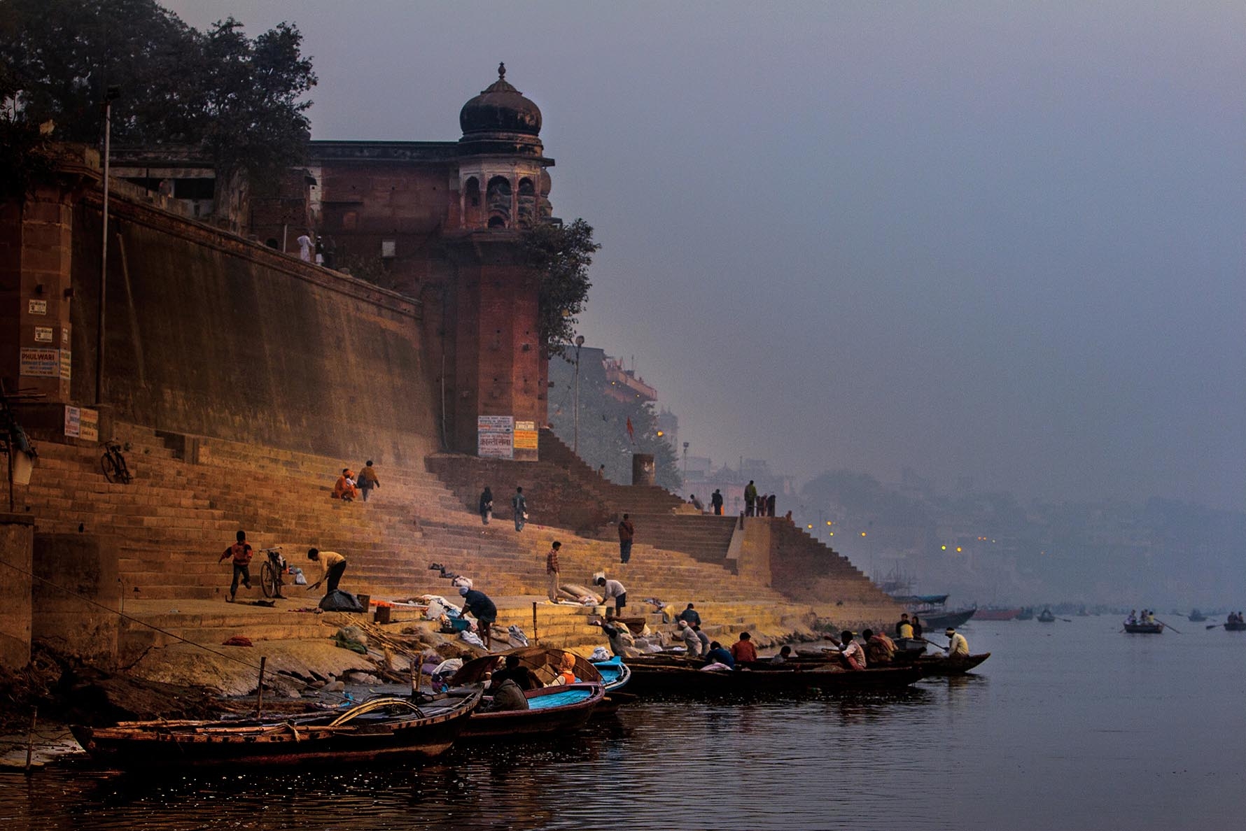 River Ganges and Ghats in Varanasi