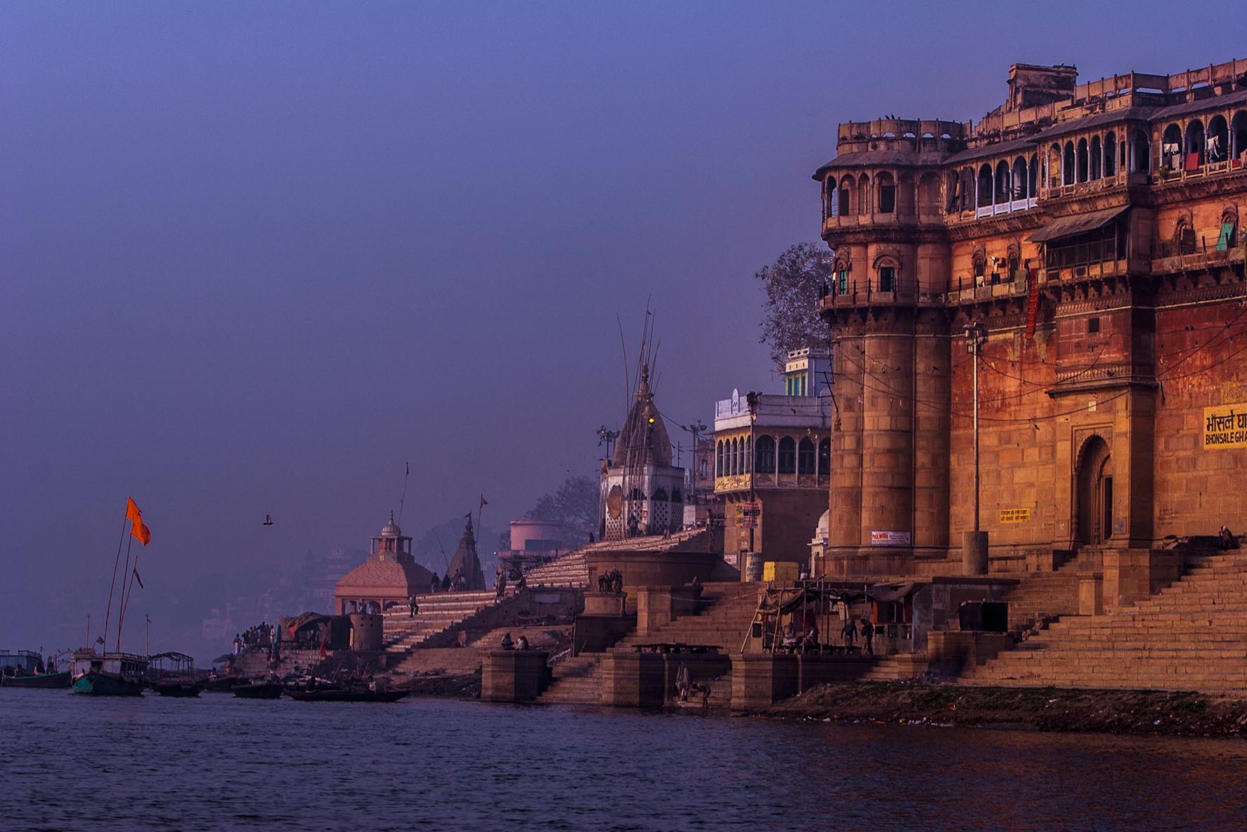 River Ganges and Ghats in Varanasi