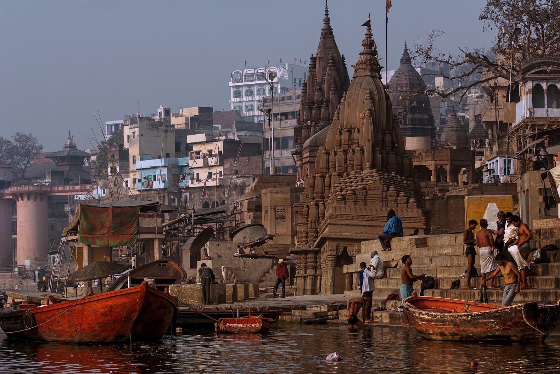 Varanasi Ghats at River Ganges