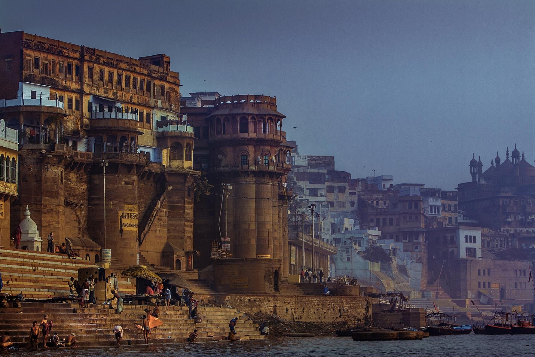 Varanasi Ghats at River Ganges