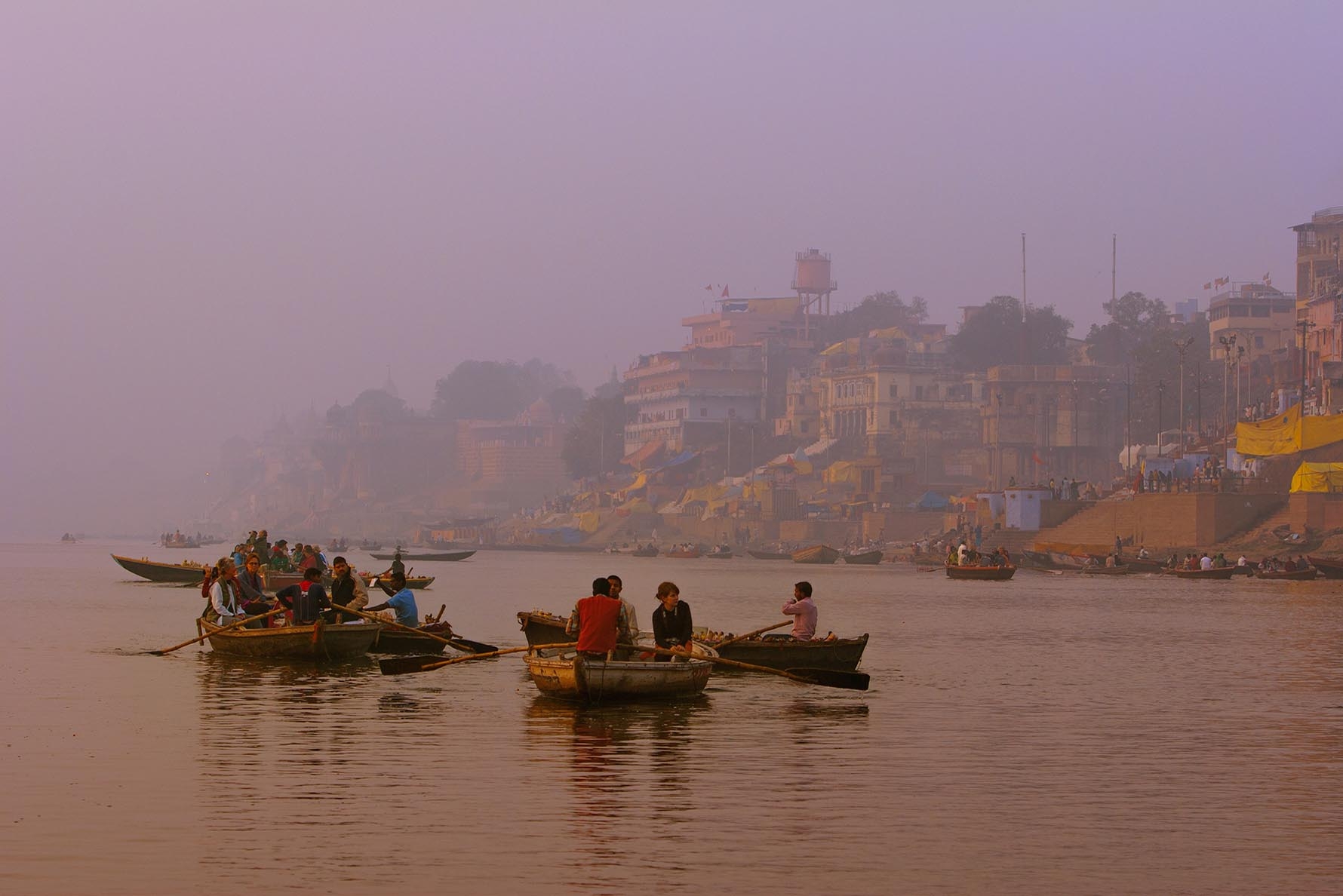 River Ganges and Ghats in Varanasi