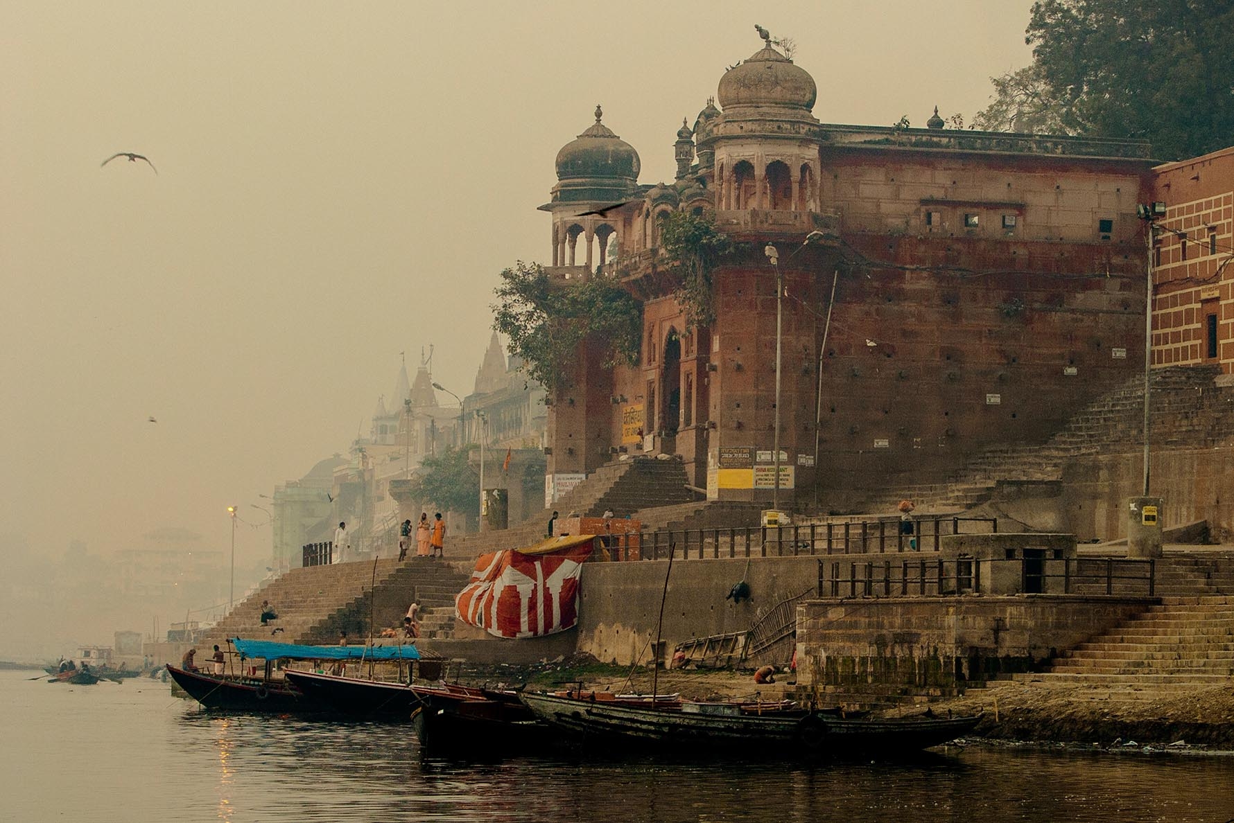 Varanasi Ghats at River Ganges