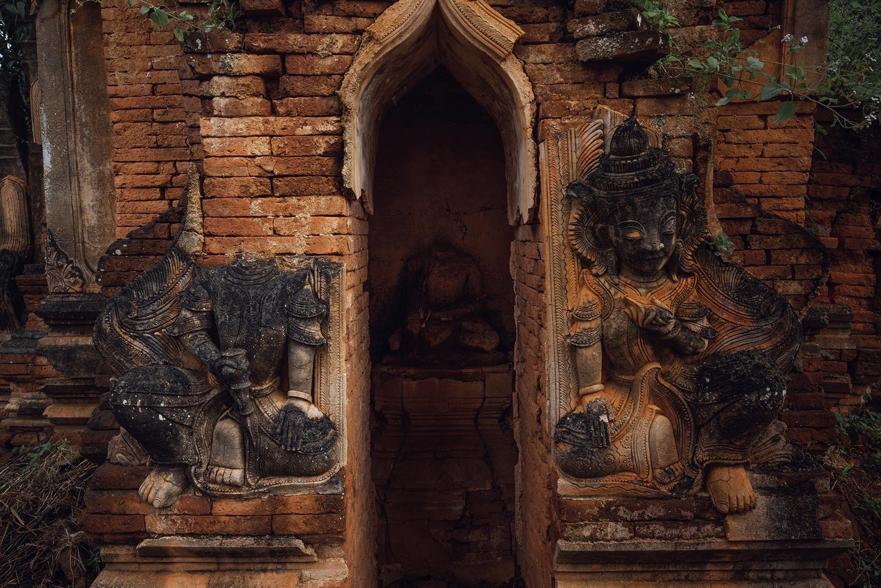 Shwe Indein Paya Ruins, Myanmar