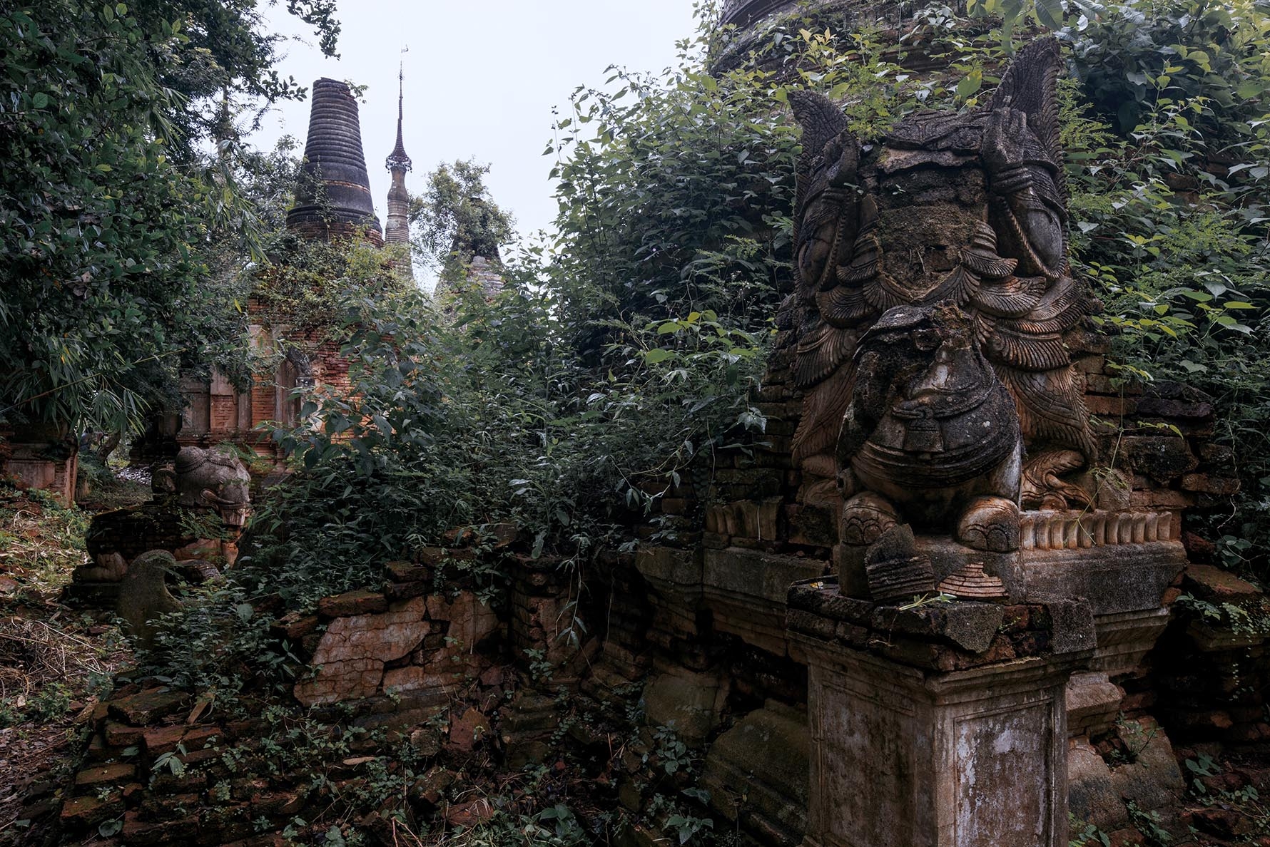 Shwe Indein Paya Ruins, Myanmar