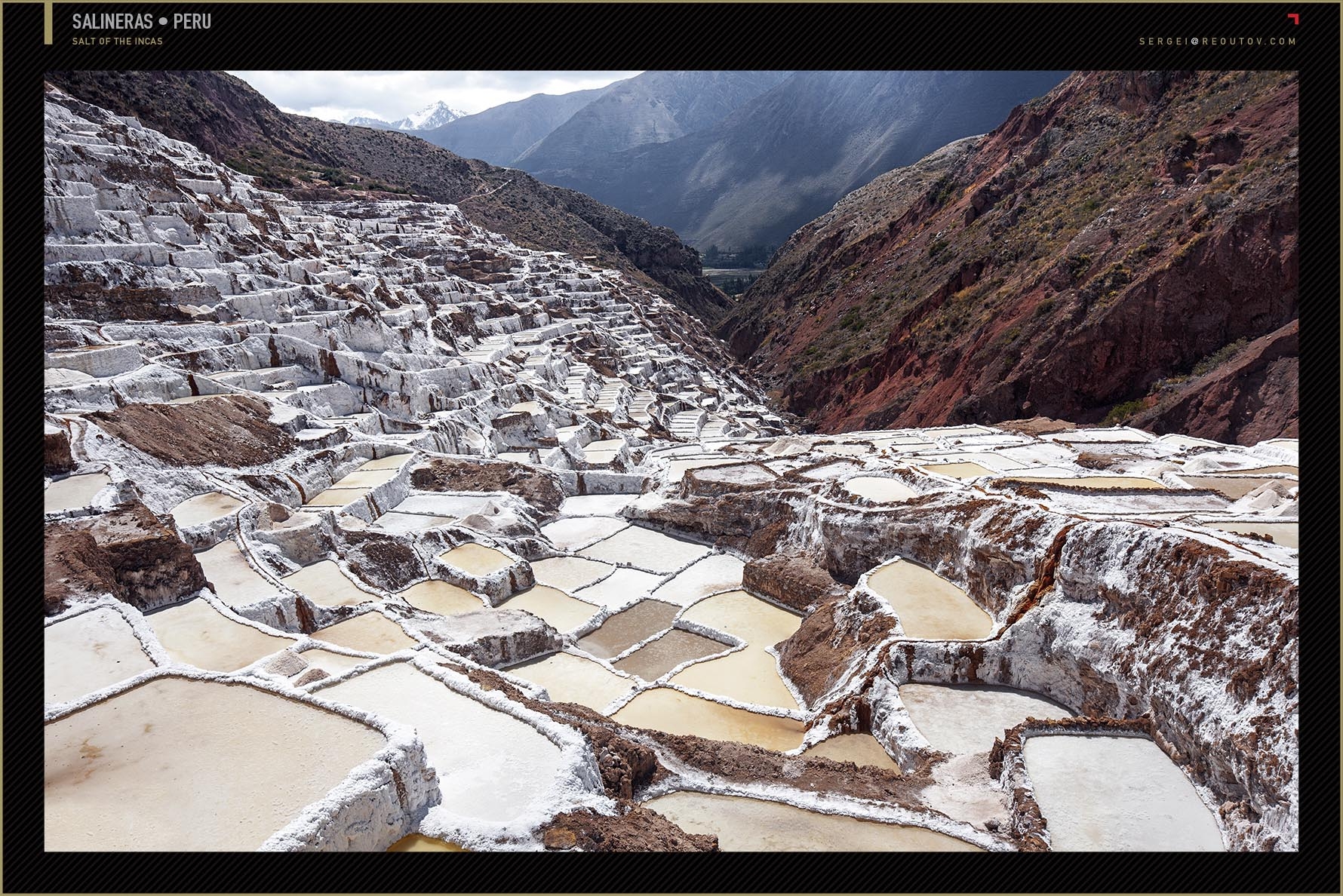 Salineras de Maras, Sacred Valley of the Incas, Peru