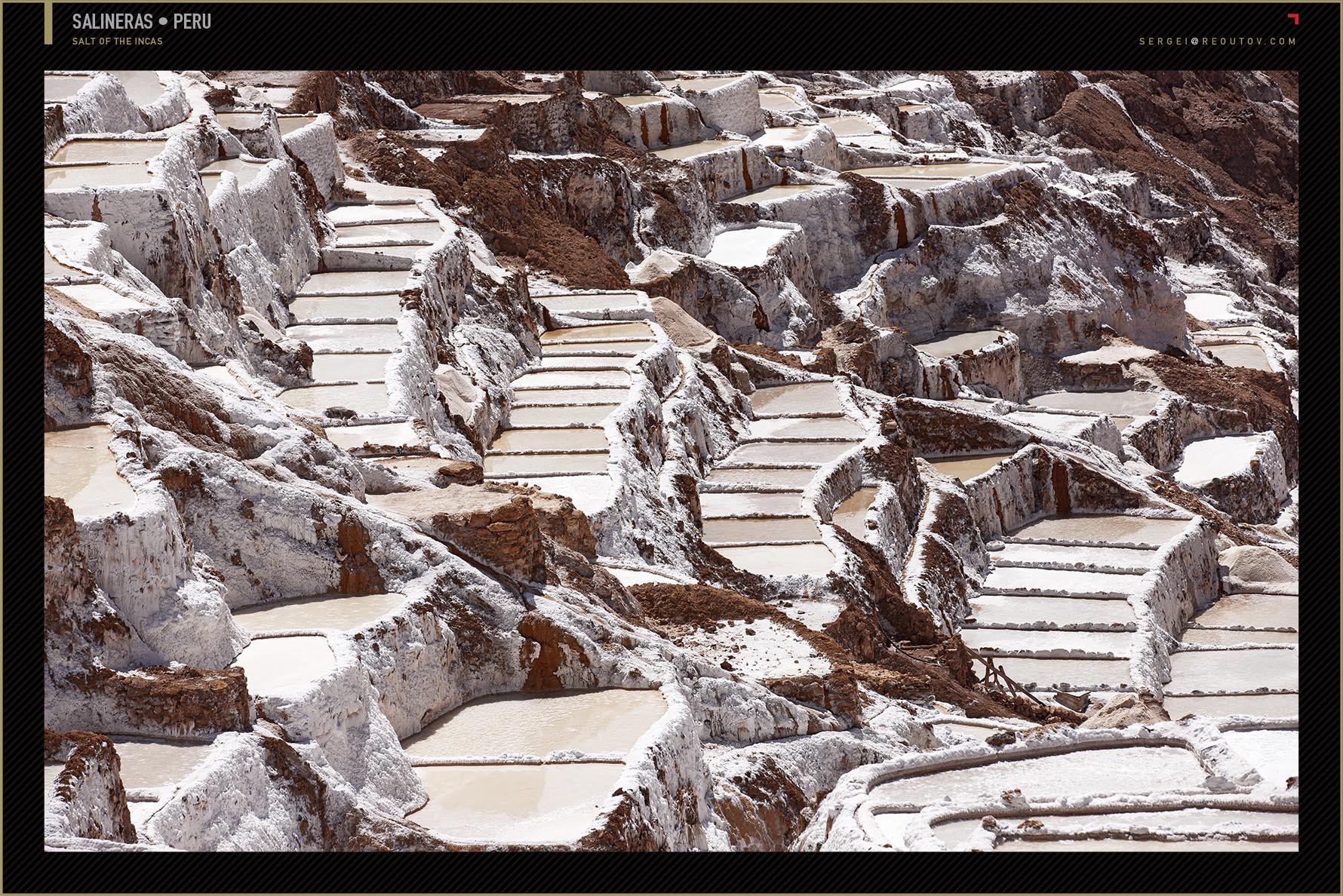 Salineras de Maras, Sacred Valley of the Incas, Peru