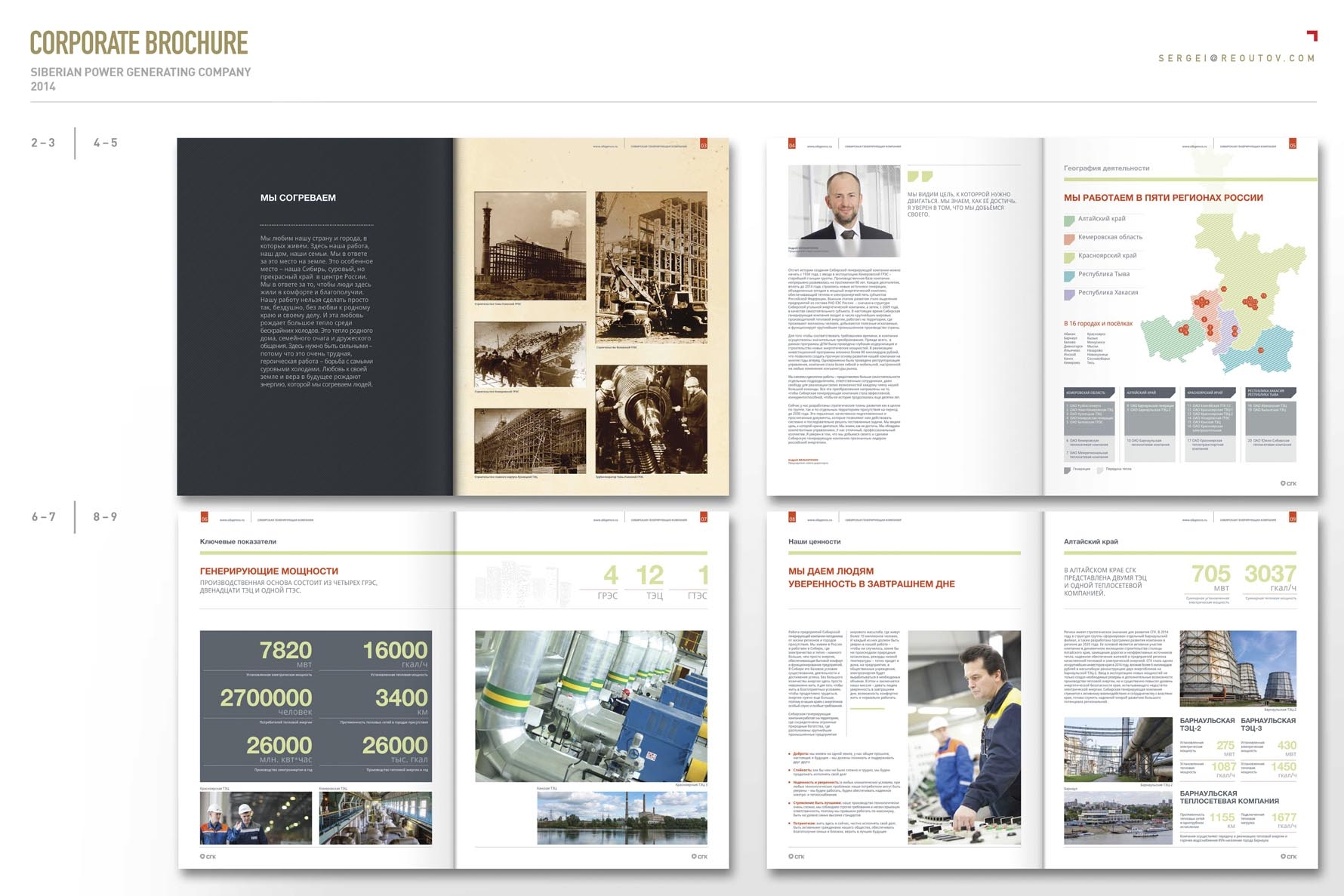 SGK corporate brochure concept